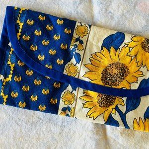Fun Sunflowers! French unstructured clutch